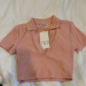 Zara Pink collared shirt